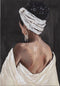 Schilderij Back view of a beauty - Acrylic painting