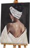 Schilderij Back view of a beauty - Acrylic painting
