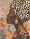 Schilderij Beauty with African Headdress - Acrylic painting