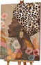 Schilderij Beauty with African Headdress - Acrylic painting