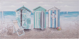 Schilderij Canvas Strand 120 x 3,5 x 60 cm