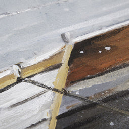 Schilderij DKD Home Decor 100 x 3,5 x 100 cm Barco 100 x 2 x 100 cm Mediterrane (2 Stuks)