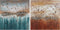 Schilderij DKD Home Decor 100 x 3,5 x 100 cm Modern (2 Stuks)