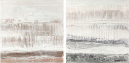 Schilderij DKD Home Decor 100 x 3,7 x 100 cm Abstract Stads (2 Stuks)