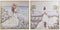 Schilderij DKD Home Decor 100 x 4 x 100 cm Mediterrane (2 Stuks)