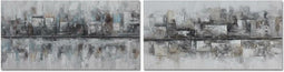 Schilderij DKD Home Decor 120 x 2,8 x 60 cm Abstract Loft (2 Stuks)