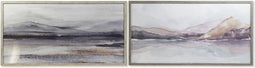 Schilderij DKD Home Decor 124 x 4,5 x 64 cm Berg Modern (2 Stuks)
