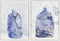 Schilderij DKD Home Decor 52,2 x 4,5 x 73 cm Vaas Scandinavisch (2 Stuks)