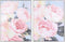 Schilderij DKD Home Decor 60 x 3,5 x 80 cm 60 x 3 x 80 cm Blommor Romantiek (2 Stuks)