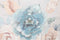 Schilderij DKD Home Decor 80 x 3 x 80 cm Blommor Shabby Chic (2 Stuks)