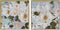 Schilderij DKD Home Decor 80 x 4 x 80 cm Blommor Shabby Chic (2 Stuks)
