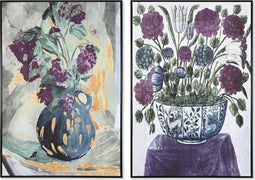 Schilderij DKD Home Decor 83 x 4,5 x 122,5 cm 83 x 4,5 x 123 cm Vaas Traditioneel (2 Stuks)