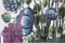 Schilderij DKD Home Decor 83 x 4,5 x 122,5 cm 83 x 4,5 x 123 cm Vaas Traditioneel (2 Stuks)