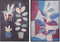 Schilderij DKD Home Decor 83 x 4,5 x 123 cm Blommor Modern (2 Stuks)
