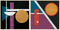 Schilderij DKD Home Decor 83 x 4,5 x 83 cm Abstract Modern (2 Stuks)