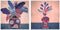 Schilderij DKD Home Decor 83 x 4,5 x 83 cm Vaas Scandinavisch (2 Stuks)