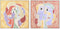Schilderij DKD Home Decor 83 x 4 x 83 cm Abstract Stads (2 Stuks)