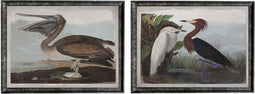 Schilderij DKD Home Decor 90 x 2 x 68 cm Fågel Orientaals (2 Stuks)