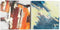 Schilderij DKD Home Decor 99,5 x 3,5 x 99,5 cm Abstract Modern (2 Stuks)