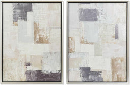 Schilderij DKD Home Decor Abstract 60 x 3 x 80 cm Modern (2 Stuks)