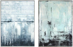 Schilderij DKD Home Decor Abstract 60 x 3 x 80 cm Modern (2 Stuks)