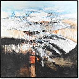 Schilderij DKD Home Decor Abstract Modern (155 x 5 x 155 cm)