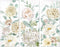 Schilderij DKD Home Decor Blommor 55 x 3 x 135 cm Shabby Chic (3 Onderdelen)