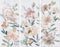 Schilderij DKD Home Decor Blommor 55 x 3 x 135 cm Shabby Chic (3 Onderdelen)