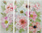 Schilderij DKD Home Decor Blommor 60 x 3 x 150 cm Shabby Chic (3 Onderdelen)