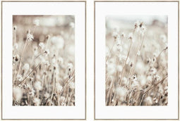 Schilderij DKD Home Decor Blommor (75 x 4 x 100 cm) (2 Stuks)
