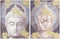 Schilderij DKD Home Decor Boeddha Orientaals (60 x 3 x 80 cm) (2 Stuks)