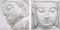 Schilderij DKD Home Decor Boeddha Orientaals (80 x 3,5 x 80 cm) (2 Stuks)