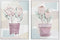 Schilderij DKD Home Decor Scandinavisch 53 x 4,5 x 73 cm (2 Stuks)