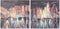 Schilderij DKD Home Decor Stad 80 x 3 x 80 cm Loft (2 Stuks)