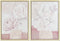 Schilderij DKD Home Decor Vaas 50 x 4 x 70 cm Scandinavisch (2 Stuks)