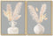 Schilderij DKD Home Decor Vaas 50 x 4 x 70 cm Shabby Chic (2 Stuks)