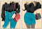 Schilderij DKD Home Decor Vrouw 83 x 4,5 x 123 cm Scandinavisch (2 Stuks)