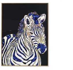 Schilderij DKD Home Decor Zebra Modern (60 x 3 x 80 cm)