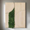 Schilderij | Groen rendiermos | Eiken | Reliëf | ↑45cm - 30cm