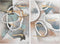 Schilderij Home ESPRIT Abstract Modern 80 x 3 x 120 cm (2 Stuks)