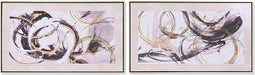 Schilderij Home ESPRIT Abstract Modern 95 x 3 x 55 cm (2 Stuks)
