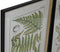 Schilderij Home ESPRIT Modern Vaatplant 50 x 2,5 x 65 cm (6 Stuks)