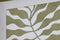 Schilderij Home ESPRIT Wit Groen Tropisch Blad van een plant 40 x 2,5 x 50 cm (4 Stuks)