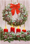 Schilderij Kerstmis Multicolour Hout Canvas 40 x 60 x 1,8 cm