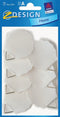 schilderijhanger Z-design Home 40mm wit pakje a 5 stuks AV-3731