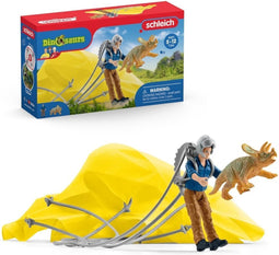 schleich DINOSAURUS - Dino parachute-reddingsbrigade - Kinderspeelgoed voor Jongens en Meisjes - 4 tot 12 jaar 41471