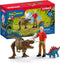 schleich DINOSAURUS- Tyrannosaurus rex aanval - Dino Speelgoed - Speelfigurenset - Kinderspeelgoed voor Jongens en Meisjes - 5 tot 12 jaar - 4 Onderdelen