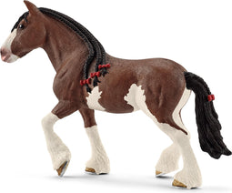 schleich FARM WORLD - Clydesdale merrie - speelfiguur - Kinderspeelgoed voor Jongens en Meisjes - 3 tot 8 jaar - 13809