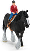 schleich FARM WORLD - Paardenstal - Paarden Speelgoed - 2 Paarden en Boerderij Speelfiguren - 82 onderdelen