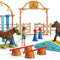 Schleich FARM WORLD - Pony agility wedstrijd - Speelfigurenset - Kinderspeelgoed voor Jongens en Meisjes - 3 tot 8 jaar